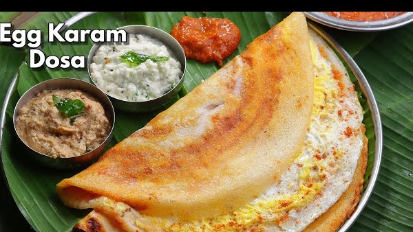 Rayalaseema Egg Karam Dosa Recipe in Telugu