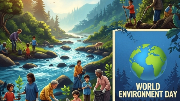 World environment day 2025 thursday june 5 inspiring wishes quotes and messages in telugu