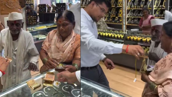 Viral Kindness Jeweler Sells Mangalsutra for Just RS 20 to Elderly Man Watch Video