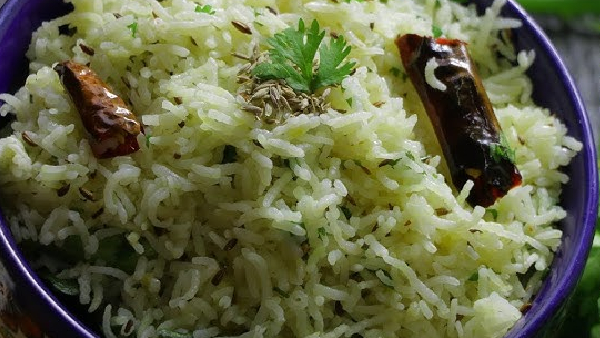Restaturant style jeera rice at home in just 5 mins recipe in telugu
