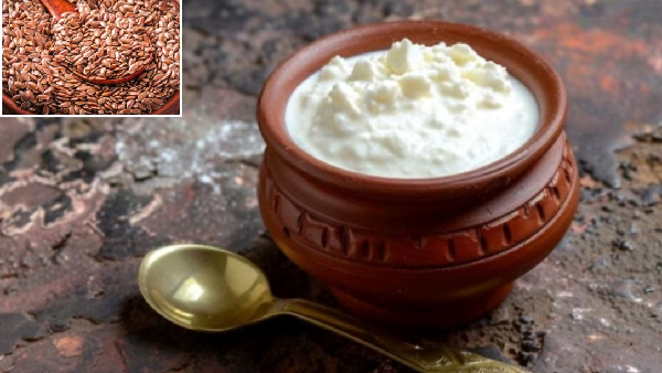 Beat diabetes and obesity the magic of curd and flaxseed powder