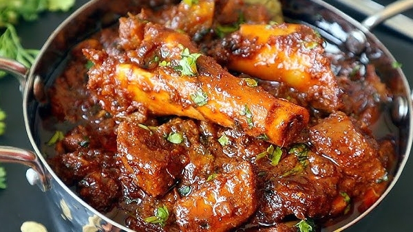 Super tasty mutton masala recipe in telugu