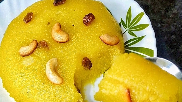 Quick and Delicious Make Ganesh chaturthi special Rava Kesari at Home Recipe in Telugu