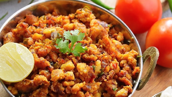 pure veg omelette bhurji recipe in telugu