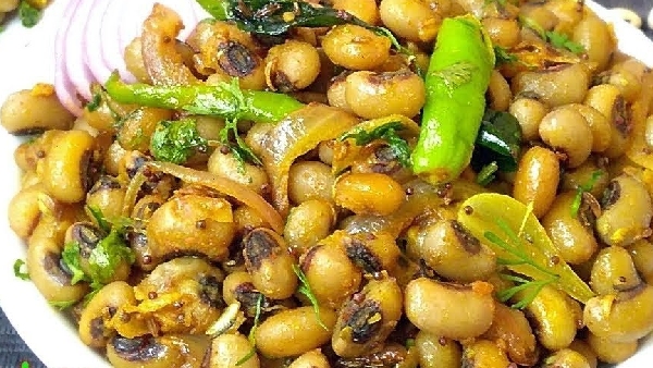 A Protein Packed aAlasanda Chaat Recipes in Telugu