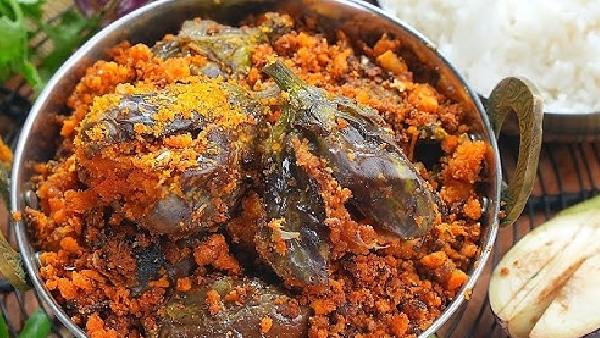 Spice Up Your Rice with This Mouth Watering Gutti Vankaya Karam Recipe in Telugu