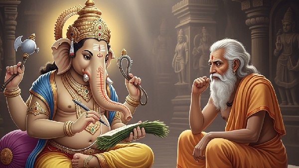 Ganesha Chaturthi 2025 Unveiling the Mystery The Divine Contract Between Vyasa and Ganesha