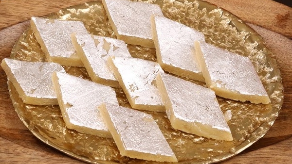 Sweet Shop Flavor with a Homemade Touch Rakhi Special Kaju Barfi Recipe in Telugu