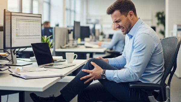 Desk Job and Knee Pain Simple Tips for Office Workers