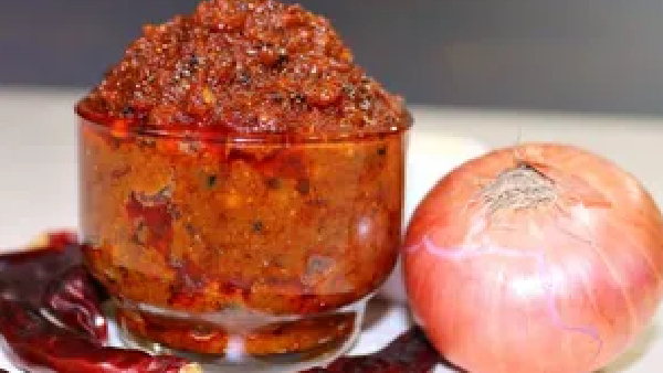 Quick Spicy and Delicious Try this Spicy Punjabi Onion Chutney Recipe in Telugu