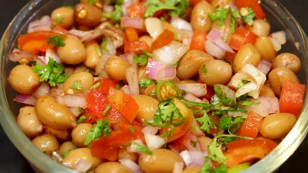 quick and healthy snack Palli Chat recipe in telugu