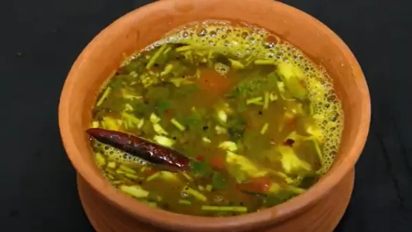 Perfect for the rainy season coconut water rasam recipe in telugu Perfect for the rainy season coconut water rasam recipe in telugu