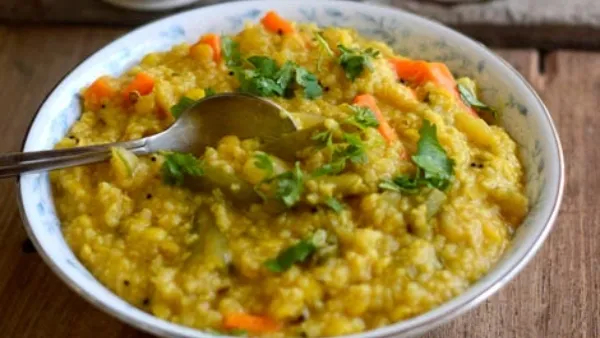 Quick and Healthy Breakfast Foxtail Millet Sambar Rice Recipe in Telugu