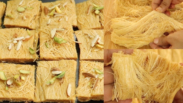 Festival Special Make Delicious Perfect Soan Papdi at Home Recipe in Telugu