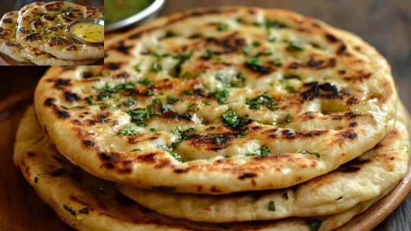 soft stuffed and sensational amritsari aloo kulcha recipe in telugu