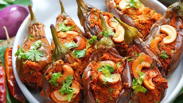 The Royal Taste of Andhra Wedding Special Vankaya Purnam Recipe in Telugu