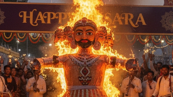 Happy Dussehra 2025 Wishes Quotes WhatsApp and Facebook Status Messages in telugu