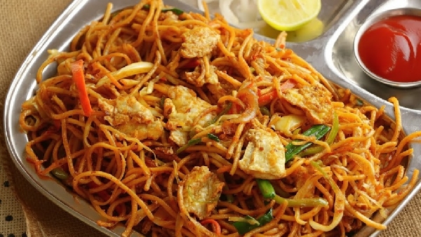 super tasty street style egg noodles recipe in telugu