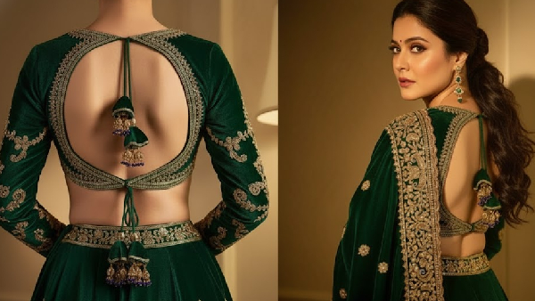 Plain Saree to Party Queen 5 Heavy Blouse Designs to Give Your Simple Saree a Grand Look Plain Saree to Party Queen 5 Heavy Blouse Designs to Give Your Simple Saree a Grand Look