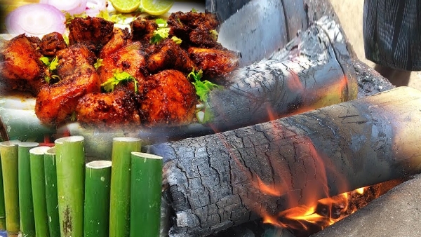 No Water No Oil Traditional Bamboo Chicken Recipe You Must Try at Home