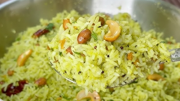 Turn Leftover Rice into Delicious Kobbari Pulihora Recipe in Telugu