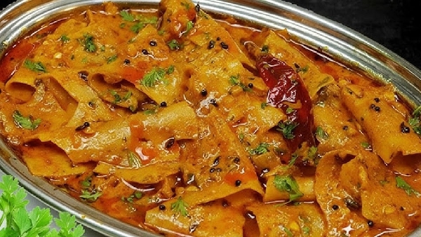 The Authentic Taste of Rajasthan Easy Masala Papad Curry Recipe in Telugu