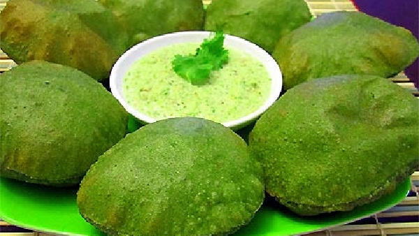 The Ultimate Breakfast Delight Aromatic and Colorful Palak Puri Recipe in Telugu