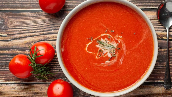 Winter Special Restaurant Style Creamy Tomato Soup Made Easy at Home Recipe in Telugu