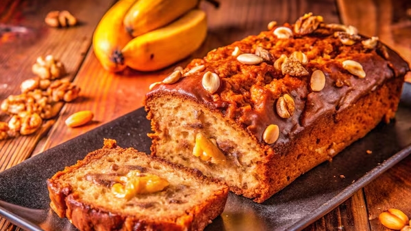 Healthy and Yummy Bakery Style Banana Cake at Home Recipe in Telugu Healthy and Yummy Bakery Style Banana Cake at Home Recipe in Telugu