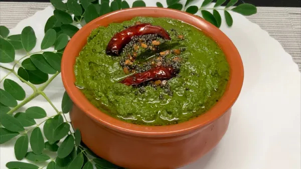 Perfect Side Dish for Idli and Dosa Healthy and Yummy Drumstick Leaves Chutney Recipe in Telugu