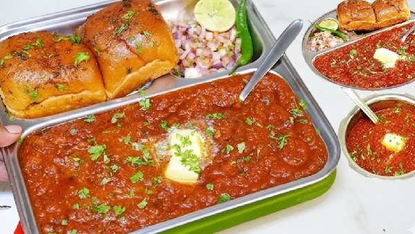 Authentic Street Style Pav Bhaji Recipe in Telugu