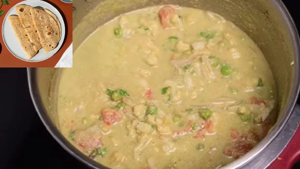 How to Make Dhaba Style Cauliflower Peas Kurma at Home Recipe in Telugu How to Make Dhaba Style Cauliflower Peas Kurma at Home Recipe in Telugu