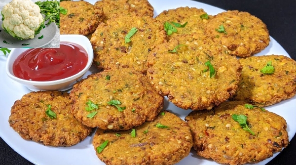 Tasty Easy and Quick Treat Your Family with These Hot Cauliflower Vadas Recipe in Telugu