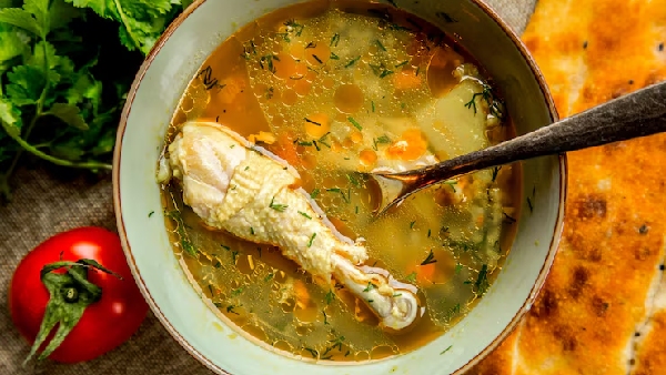 Strong Bones Secret Restaurant Style Chicken Leg Soup Recipe in Telugu