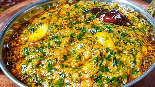 Dhaba Style Lasooni Methi at Home A Perfect Winter Treat Recipe in Telugu