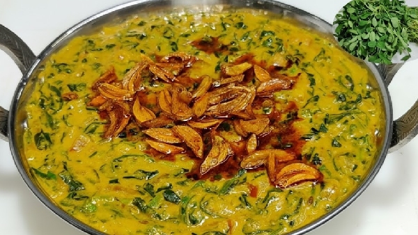 Dhaba Style Lasooni Methi at Home A Perfect Winter Treat Recipe in Telugu