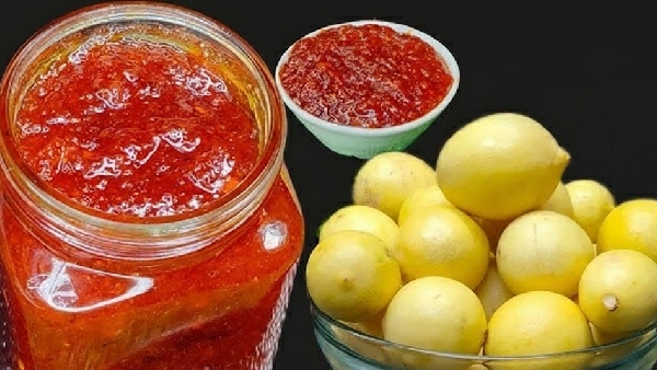 How to Make Traditional Lemon Chutney with a Spicy Twist Recipe in Telugu