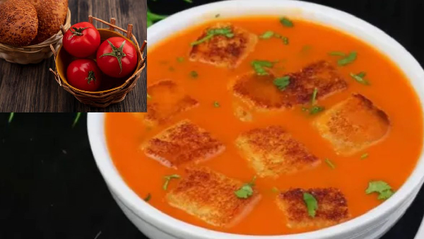 Winter Special How to Make Restaurant Style Creamy Tomato Soup at Home Recipe in Telugu
