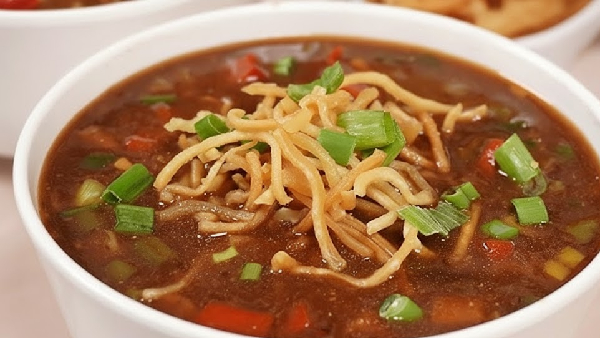 Restaurant Taste at Home Healthy and Tasty Homemade Manchurian Soup Recipe in Telugu