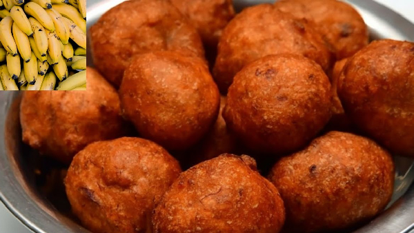 Sweet Crispy and Fluffy How to Make Perfect Banana Wheat Bondas Recipe in Telugu