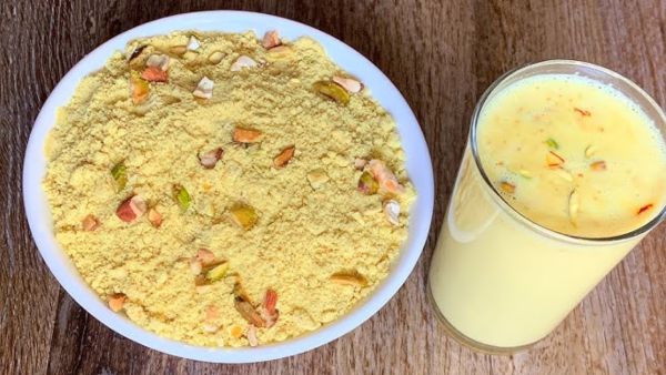 Say No to Preservatives Make Pure and Healthy Badam Milk Powder at Home Recipe in Telugu