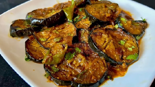 Bihari Style Baingan Badi Recipe in Telugu The Perfect brinjal Curry for Rice and Roti