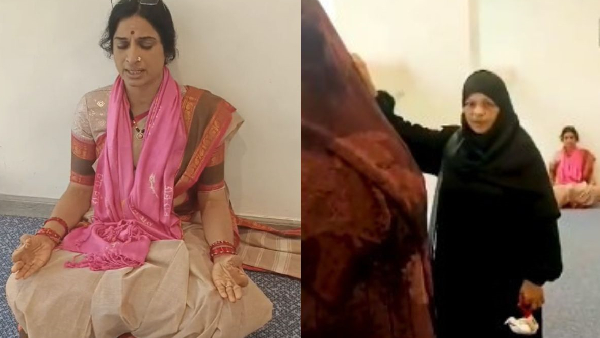 Durga Stuti Amidst Namaz BJP Madhavi Latha Hits Back at Critics with Gita Quotes