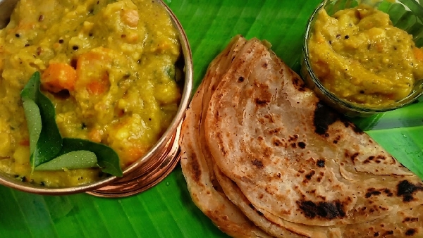 No Onion No Garlic Brahmin Style Veg Kurma Recipe in Telugu Best Side Dish for Chapati Puri