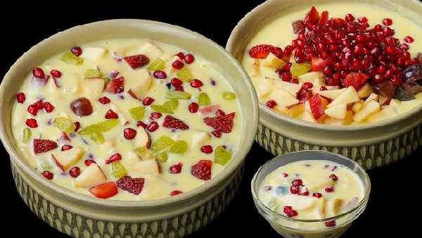 No Powder No Sugar The Ultimate Healthy Fruit Custard Recipe in Telugu No Powder No Sugar The Ultimate Healthy Fruit Custard Recipe in Telugu