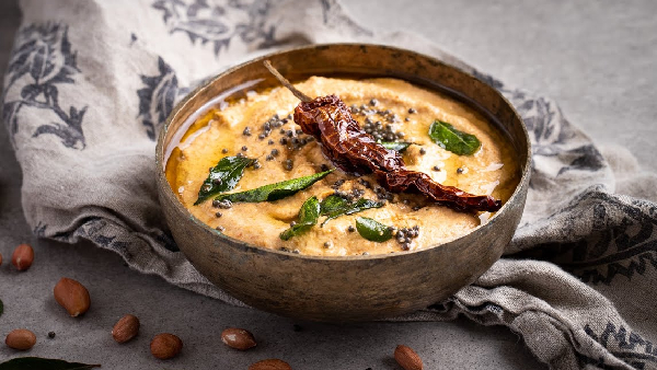 Andhra Style Palli Chutney Recipe in Telugu Perfect Side for Idli Dosa