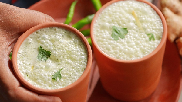 Traditional Summer Drink Healthy Refreshing Pudina Majjiga Recipe in Telugu