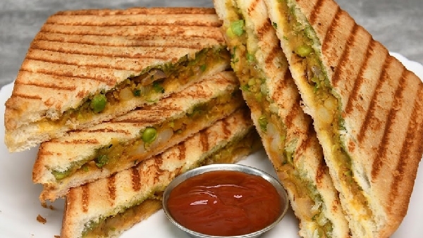 No Time to Cook Make This Quick Tasty Veg Sandwich in Just Minutes Recipe in Telugu