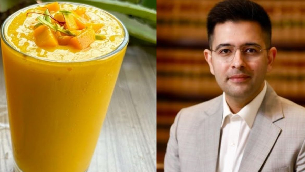 Love Mangoes but Fear Weight Gain Try Raghav Chaddha s Healthy Mango Shake Recipe in Telugu