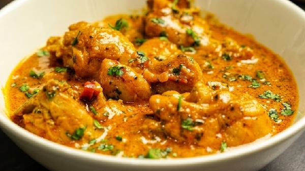 Bored of Regular Chicken Try This Creamy Delicious Coconut Chicken Curry Recipe in Telugu